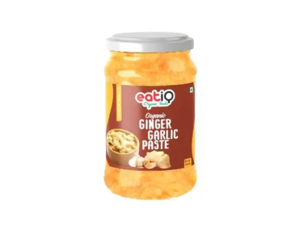 EatiQ Organic Foods - Organic Ginger Garlic Paste - 200GM