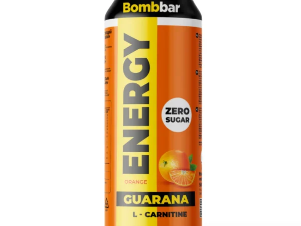 BOMBBAR Energy Drinks with L-Carnitine + Guarana Orange