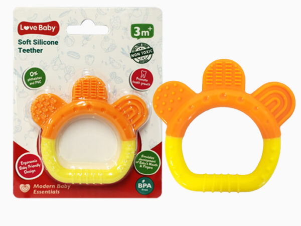 Love Baby Soft Silicone Teether Hand 1s 91894