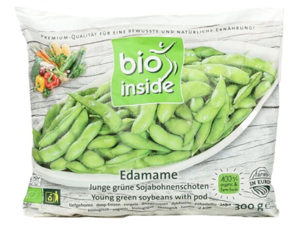 BIO INSIDE Organic Edamame soy beans with pod 300g