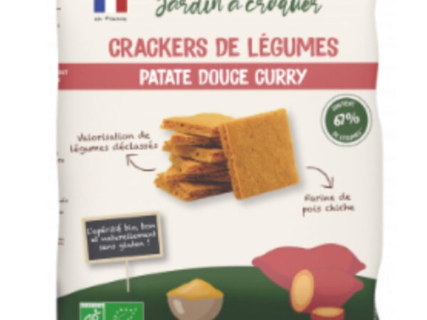 Jardin a Croquer Crackers Sweet Potato and Curry 70g
