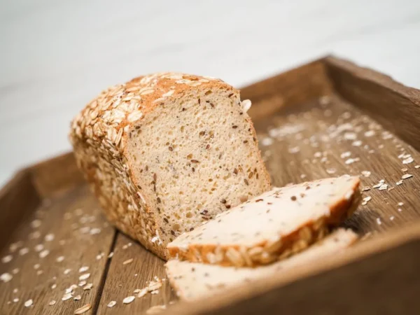 Vegan Gluten Free Bread Loaf Brown with Gluten Free Oats - 400g