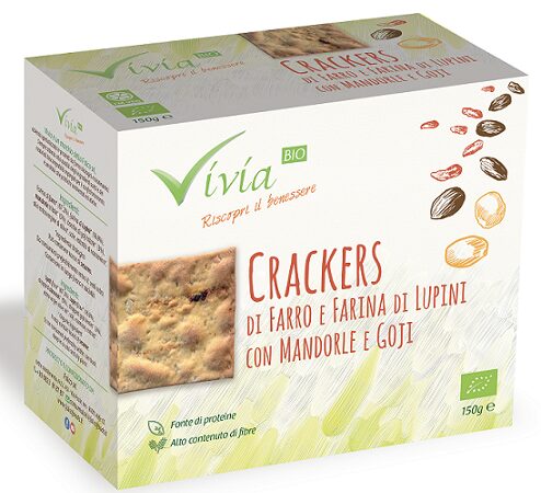 Spelt and Lupin Cracker with Almond and Goji 150g