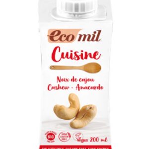 Ecomil Cuisine cashew sugar-free Bio 200 ml