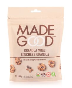 Made Good Organic Gluten Free Chocolate Chip Mini Pouch – 100g