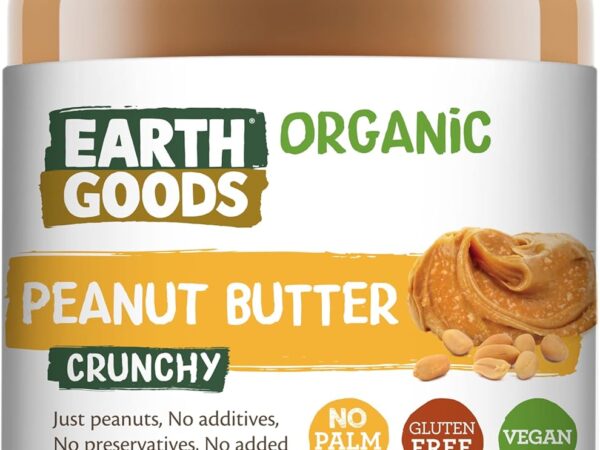 Organic Crunchy Peanut Butter 400gm