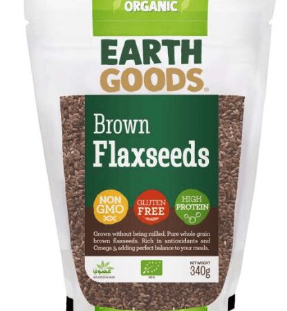 Organic Brown Flaxseeds 340g