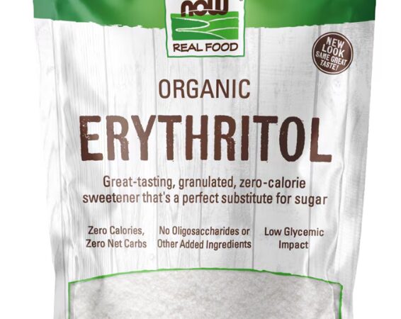 NOW Erythritol Natural Sweetener 454g