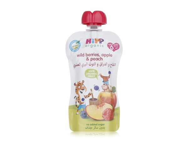 Hipp Wild BERRIESAPPLE & Peach 100G