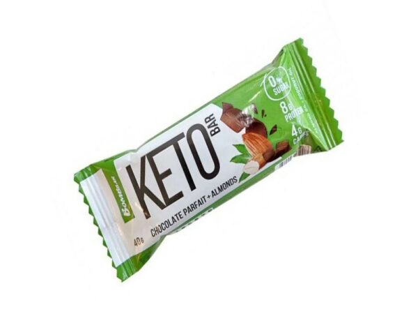 BOMBBAR Keto Bar Chocolate Parfait + Almonds
