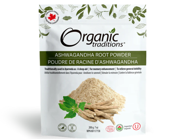 Organic Traditions Ashwagandha Root Powder 200G