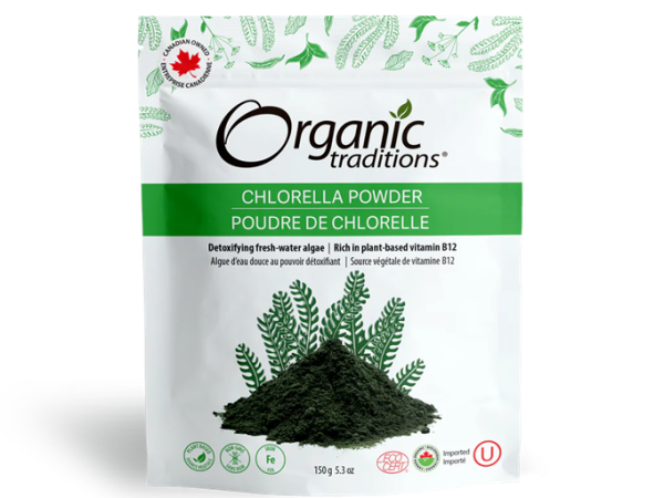 Organic Traditions Chlorella Powder 150G