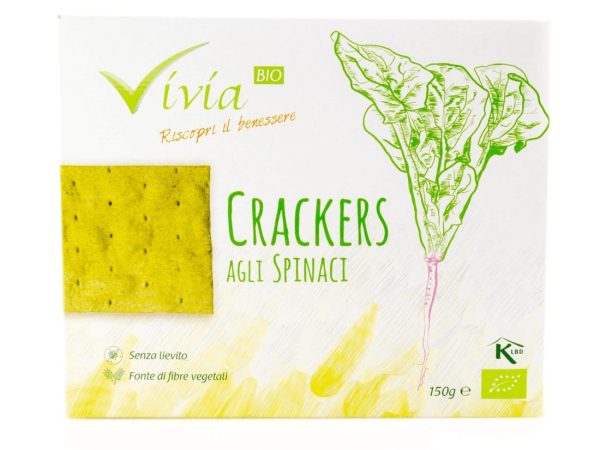 Organic Spinach Crackers – 150g