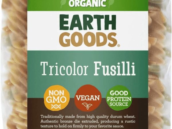 Organic Tricolor Fusilli 500g