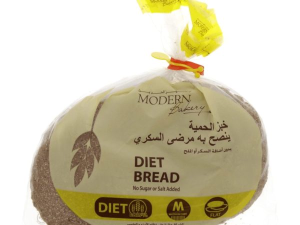 Bread Flat Arabic Brown Medium Diet