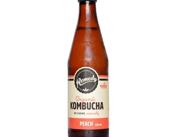 Organic Kombucha Peach – 330ml
