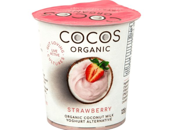 Cocos Organic Strawberry Coconut Yogurt – 125g