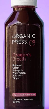 Organic Cold Press Juices Dragon breath
