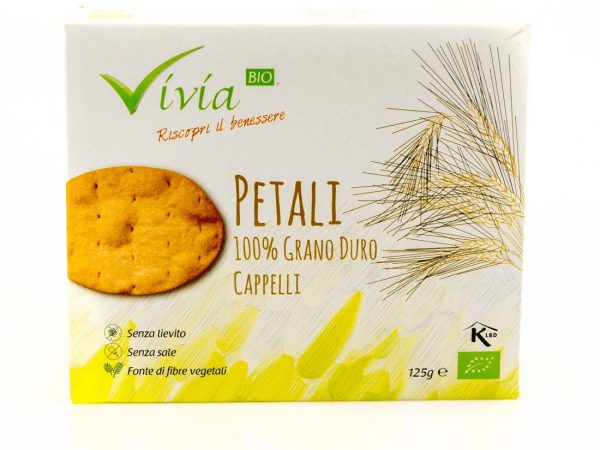 Organic Petali 100% Durum Cappelli Wheat Crackers – 150g