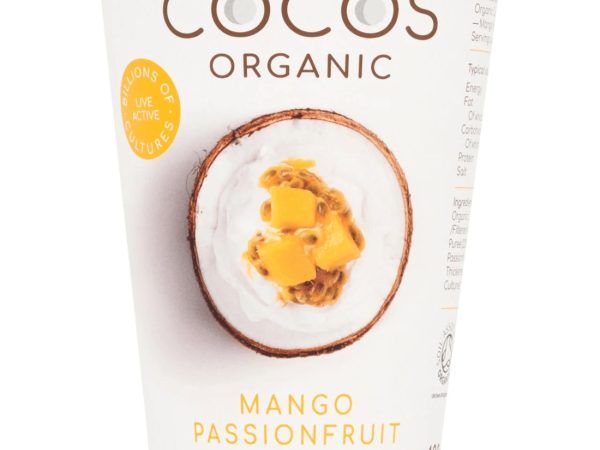 Cocos Organic Mango & Passionfruit Coconut Milk Yogurt – 400g