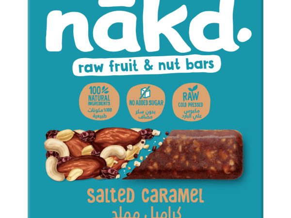Nakd Salted Caramel Mpk12X140G