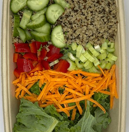 Crunchy Kale Quinoa Bowl