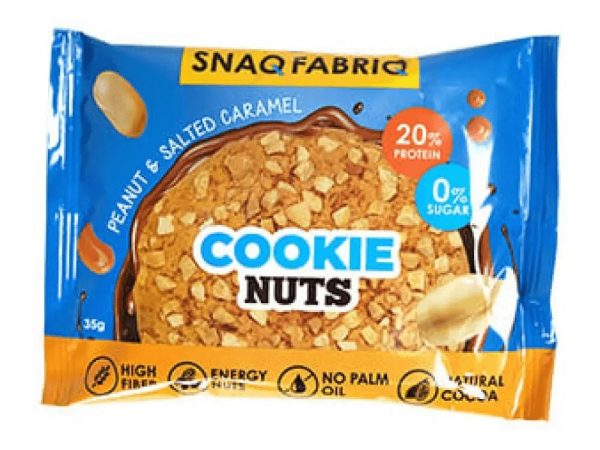 SNAQ FABRIQ Nut Cookies Peanut Dessert with Salted Caramel