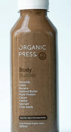 Organic Cold Press Juices Body builder