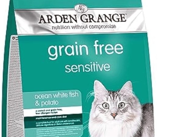Arden Grange Sensitive Grain Free Ocean White Fish & Potato Dry Cat Food 2KG