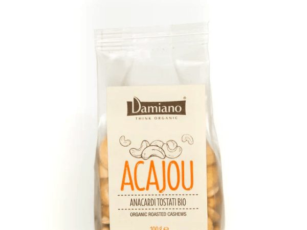 Organic Toasted Peeled Cashews – 100g