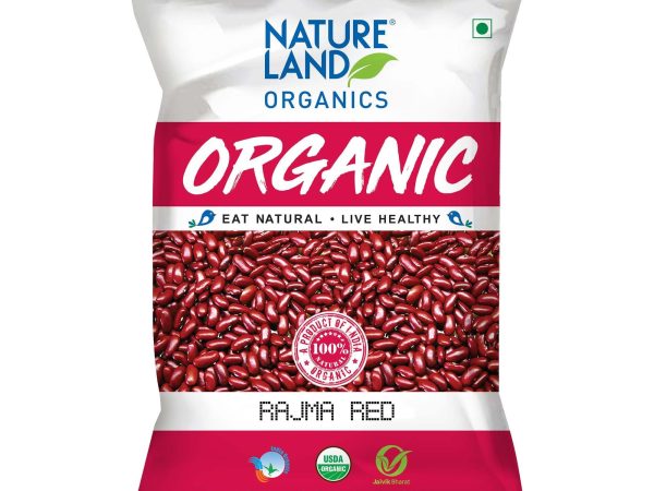 Natureland Organic Rajma Kidney Beans Red – 500g