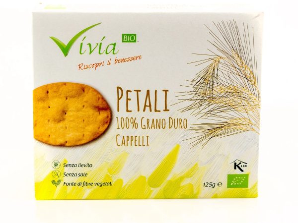 Organic Petali 100% Durum Cappelli Wheat Crackers – 150g