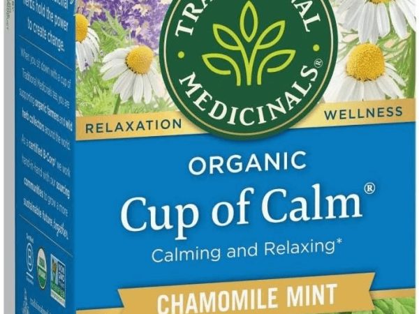 Traditional Medicinals Organic Cup of Calm – 16 Tea Bags