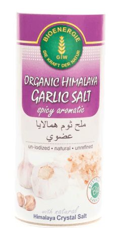 ORGANIC Himalayan Garlic Salt 170g Shaker