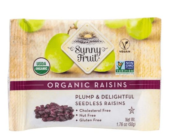 Sunny Fruit Organic Raisins 50g