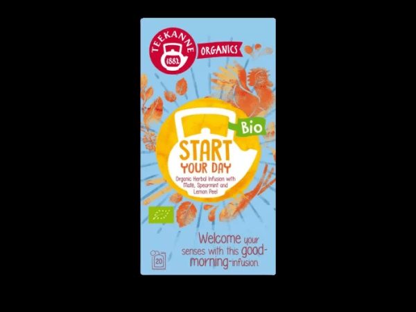 Teekanne Organics   BIO Start Your Day Tea 1.80g   20 teabags