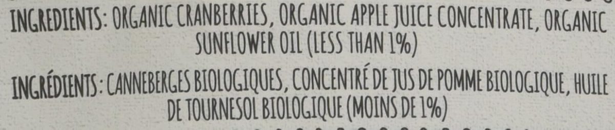 PATIENCE ORGANIC WHOLE DRIED CRANBERRY W  APPLE JUICE113G - Image 3