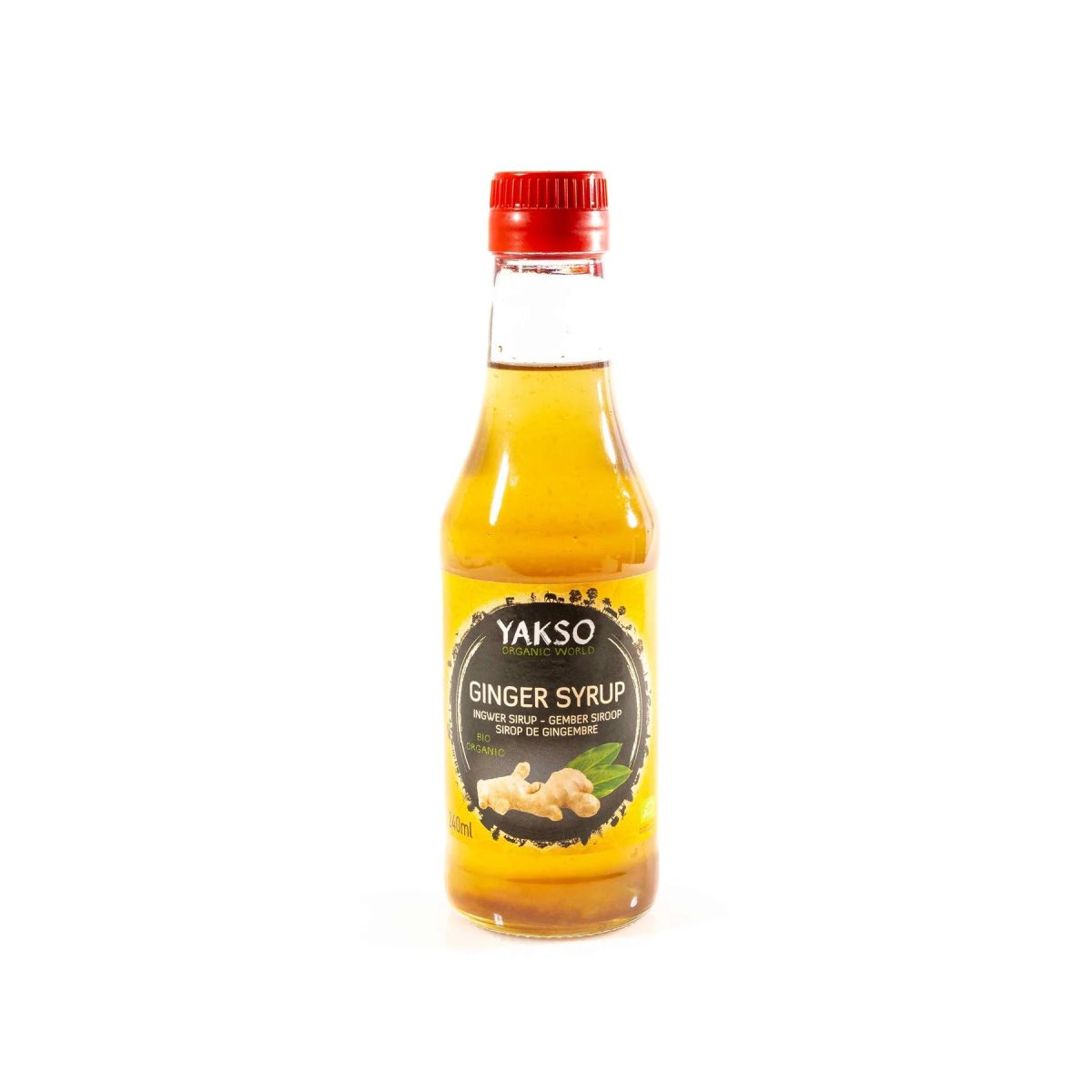 Organic Ginger Syrup 240ml - Image 1