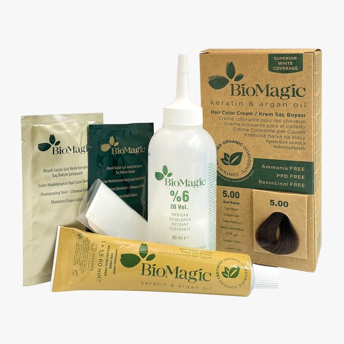 Biomagic Hair Color C K 5/00 Light Brown - Image 2