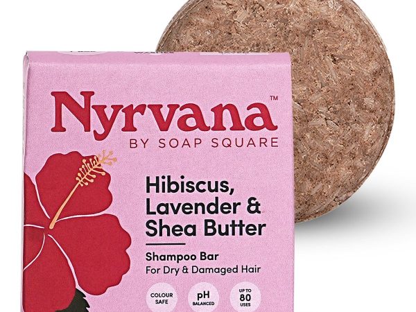 Hibiscus, Lavender & Shea Butter Shampoo Bar