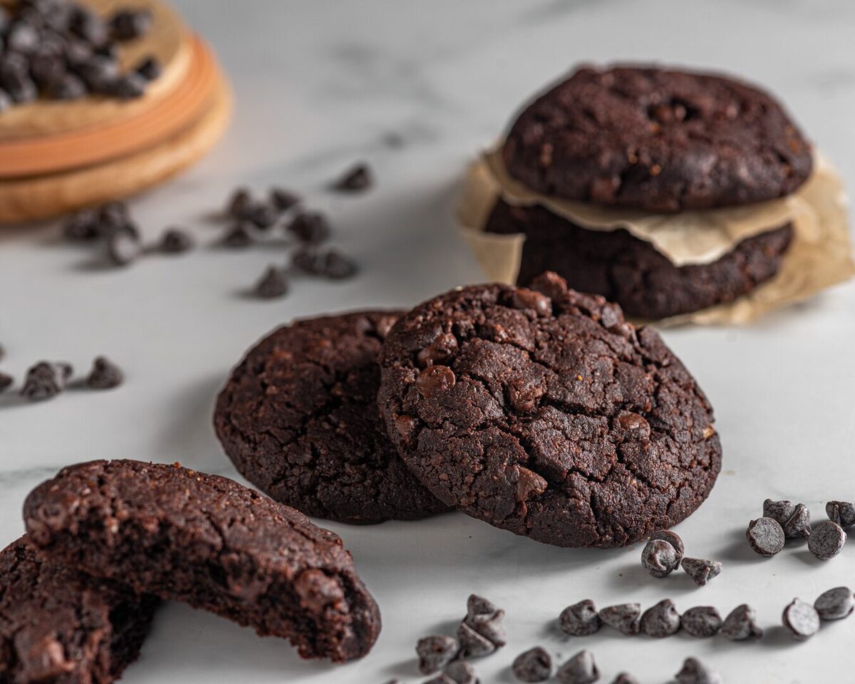 Veganway GF Double Chocolate Cookies 35G - Image 1