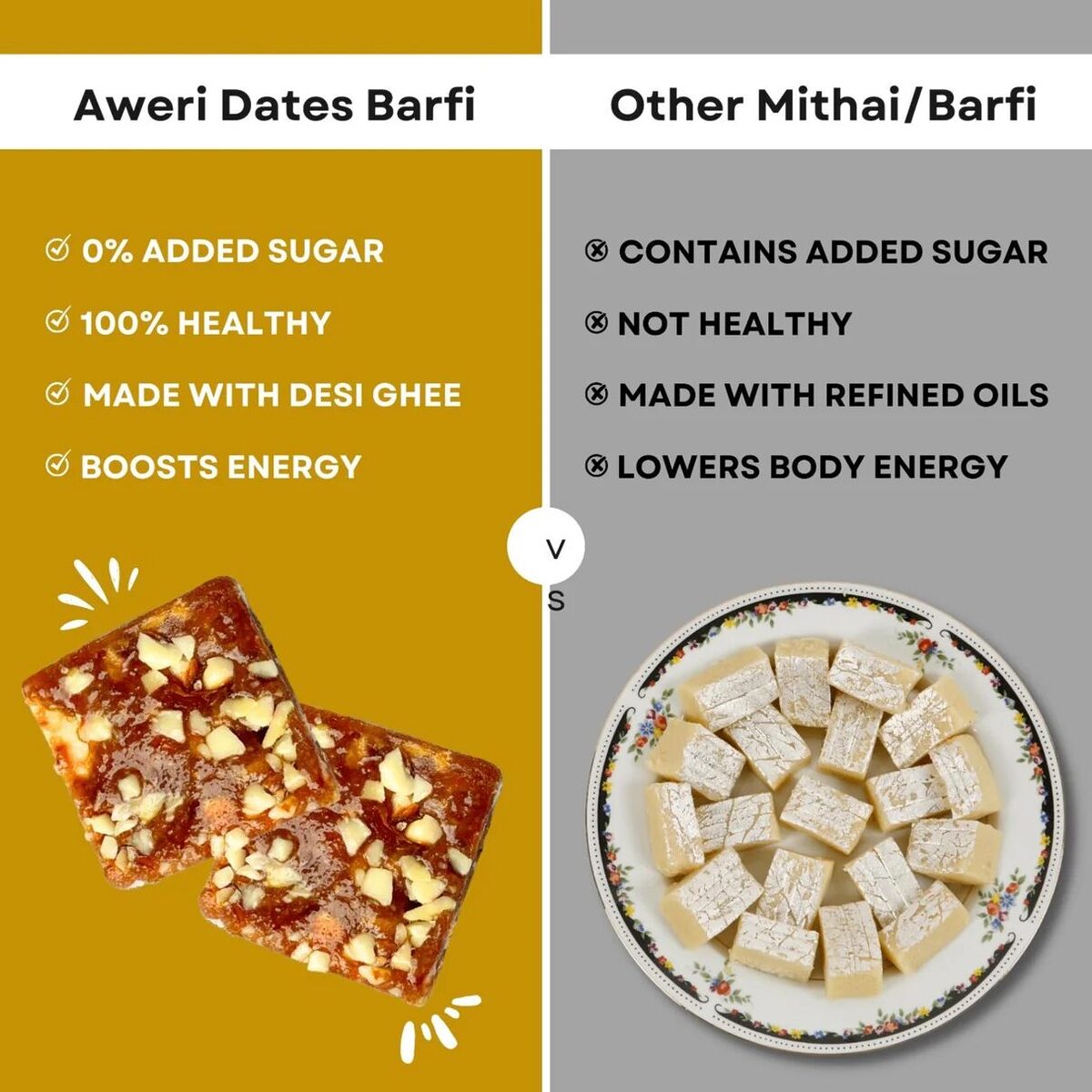 Aweri Date Barfi Bites Assorted Pack of 6 - Image 4