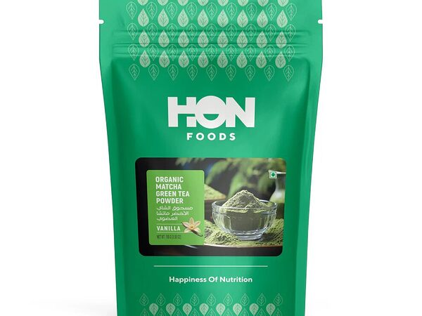 HON FOODS Organic Ceremonial Matcha Powder Vanilla 100g