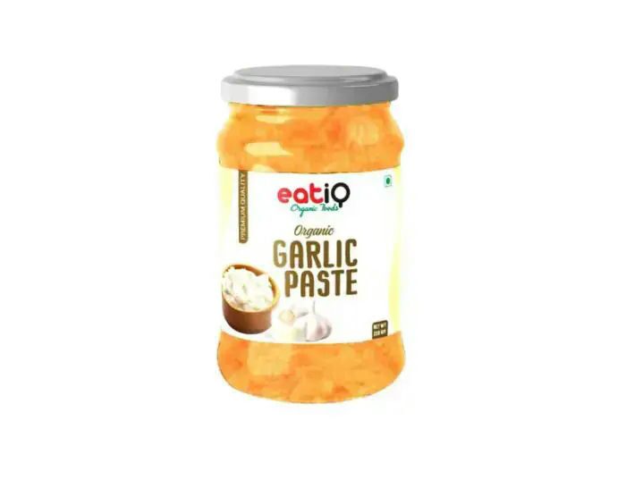 image.png EatiQ Organic Foods - Organic Garlic Paste - 200GM - Image 1