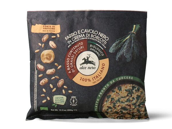 ALCE NERO Frozen Spelt & Cabbage Cream 350G