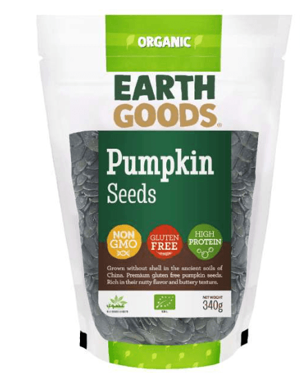 0b8bd7a7 Organic Pumpkin Seeds 340g - Image 1