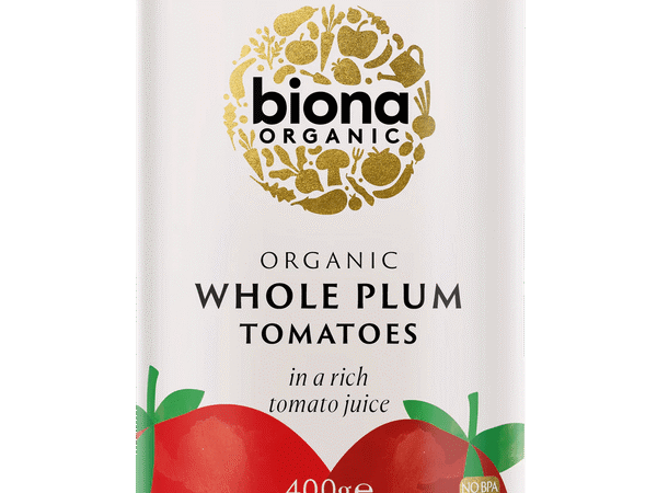 Biona Whole Plum Peeled Tomatoes Organic 400G