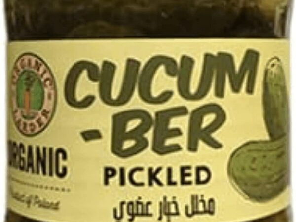 Organic Pickled Cucumber – 680g