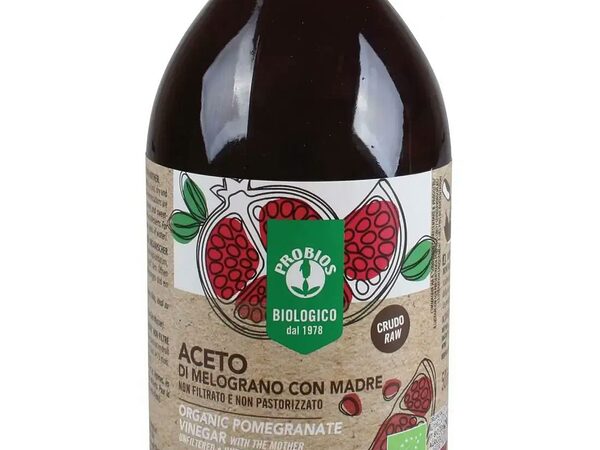 Organic Pomegranate Vinegar with The Mother – 500ml