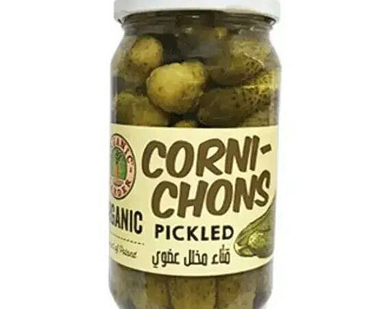 Organic Gherkhins 340G